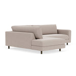 Fabio Stone Fabric / Dark Walnut