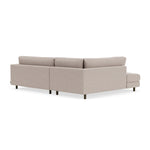 Fabio Stone Fabric / Dark Walnut