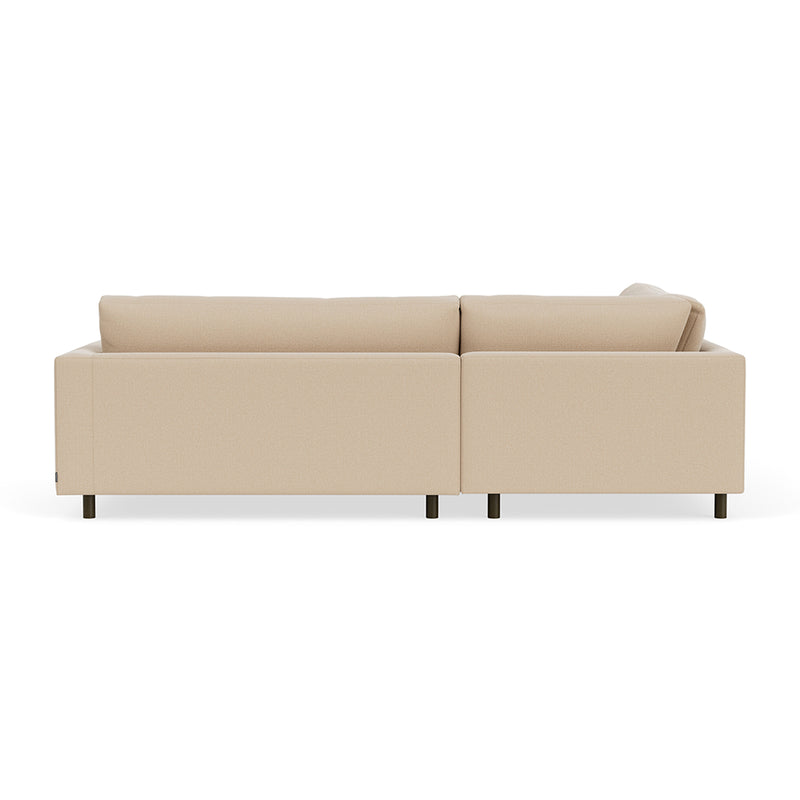 Form Cream Fabric / Dark Walnut