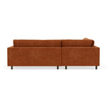 Moss Rust Fabric / Dark Walnut