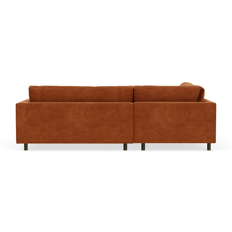 Moss Rust Fabric / Dark Walnut