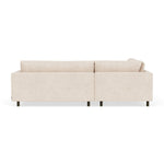 Vega Cream Textured Weave / Dark Walnut