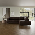 Aulla Cacao Textured Weave / Dark Walnut