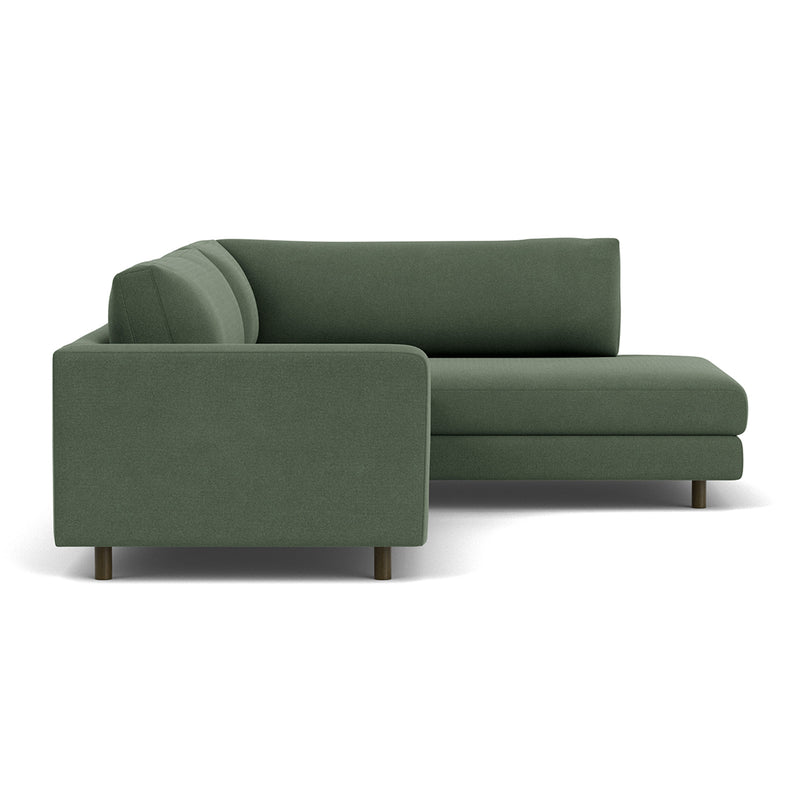 Cura Dark Green Weave / Dark Walnut