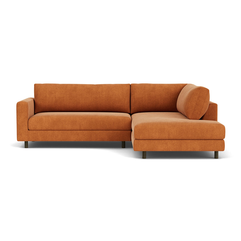 Danny Amber Textured Weave / Dark Walnut