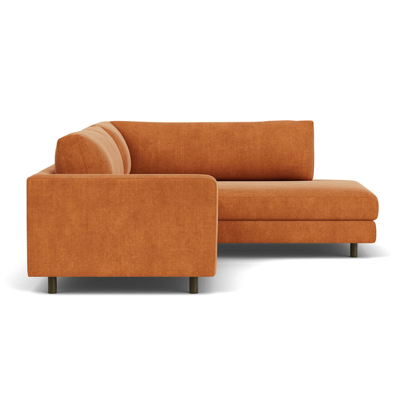 Danny Amber Textured Weave / Dark Walnut