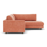 Danny Dusty Rose Textured Weave / Dark Walnut