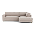 Fabio Stone Fabric / Dark Walnut