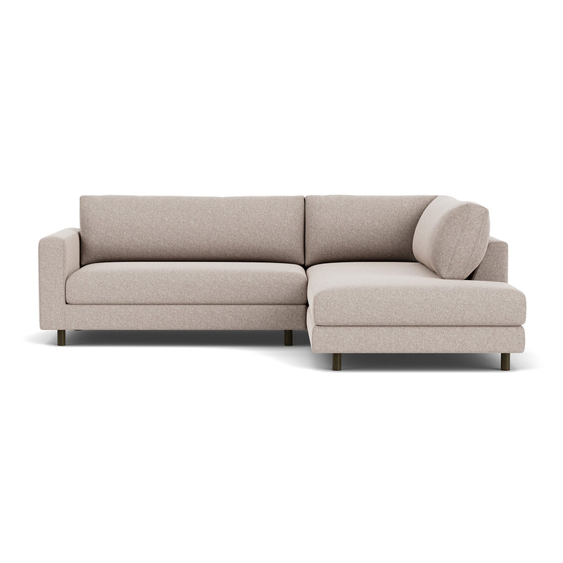 Fabio Stone Fabric / Dark Walnut