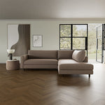 Fabio Stone Fabric / Dark Walnut