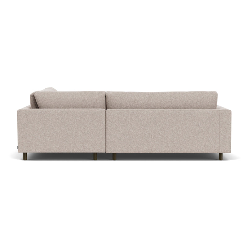 Fabio Stone Fabric / Dark Walnut