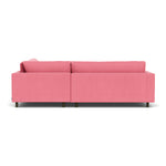 Firenze Bubblegum Fabric / Dark Walnut