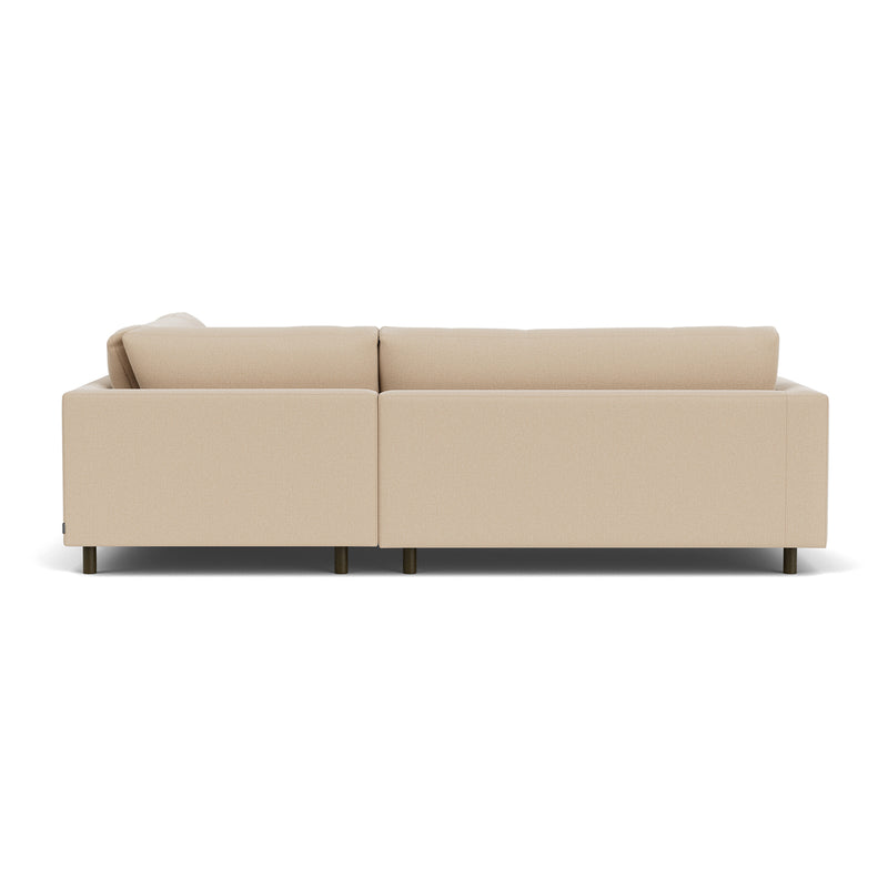 Form Cream Fabric / Dark Walnut