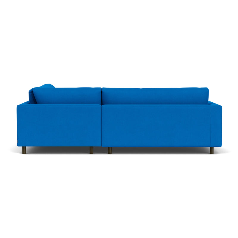 Mark Cobalt Blue Weave / Dark Walnut