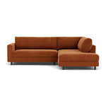 Moss Rust Fabric / Dark Walnut