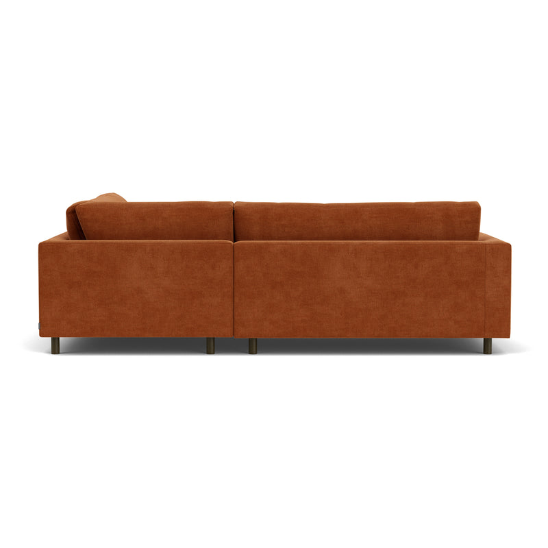 Moss Rust Fabric / Dark Walnut