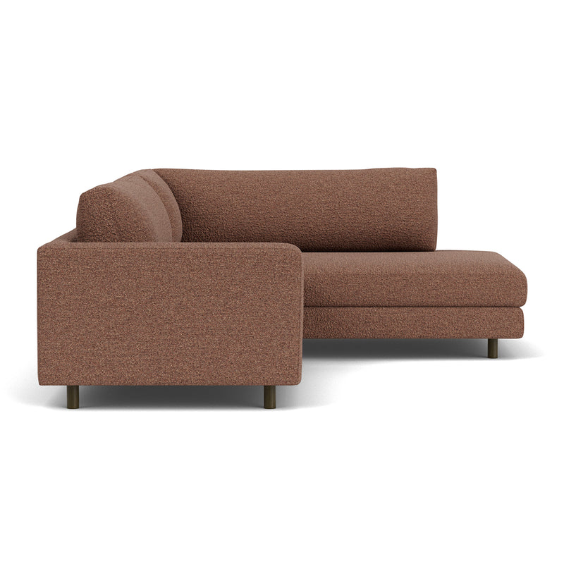 Pebble Rust Boucle / Dark Walnut