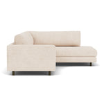 Vega Cream Textured Weave / Dark Walnut