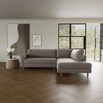 Agnes Brown Textured Weave / Oak