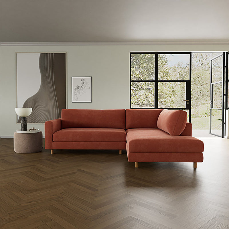 Danny Dusty Rose Textured Weave / Oak