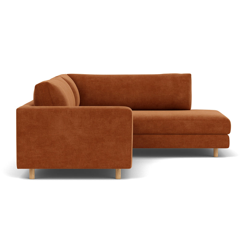 Moss Rust Fabric / Oak