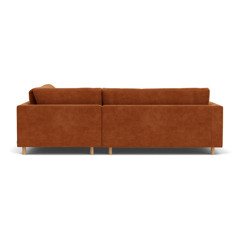 Moss Rust Fabric / Oak