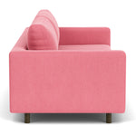 Firenze Bubblegum Fabric / Dark Walnut