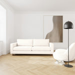 Maya Cream Boucle / Walnut Natural