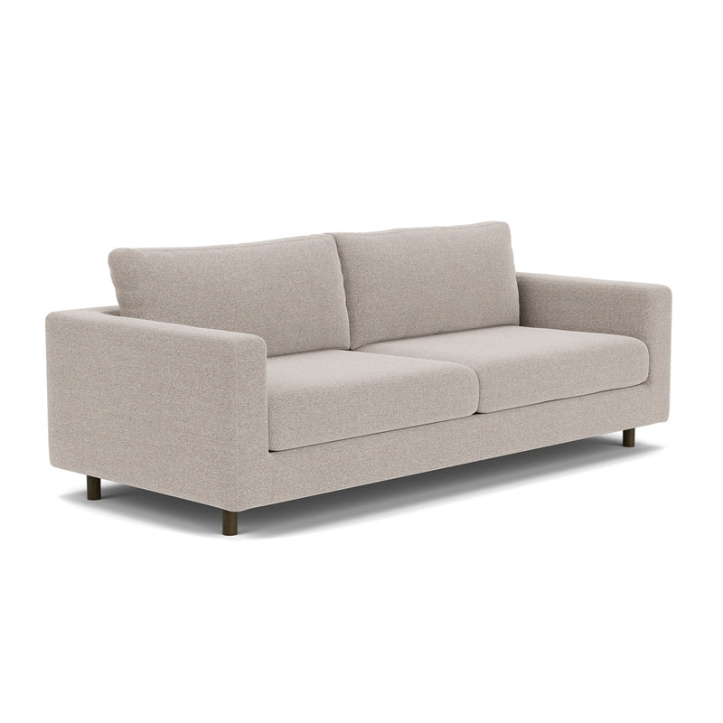 Agnes Brown Textured Weave / Dark Walnut