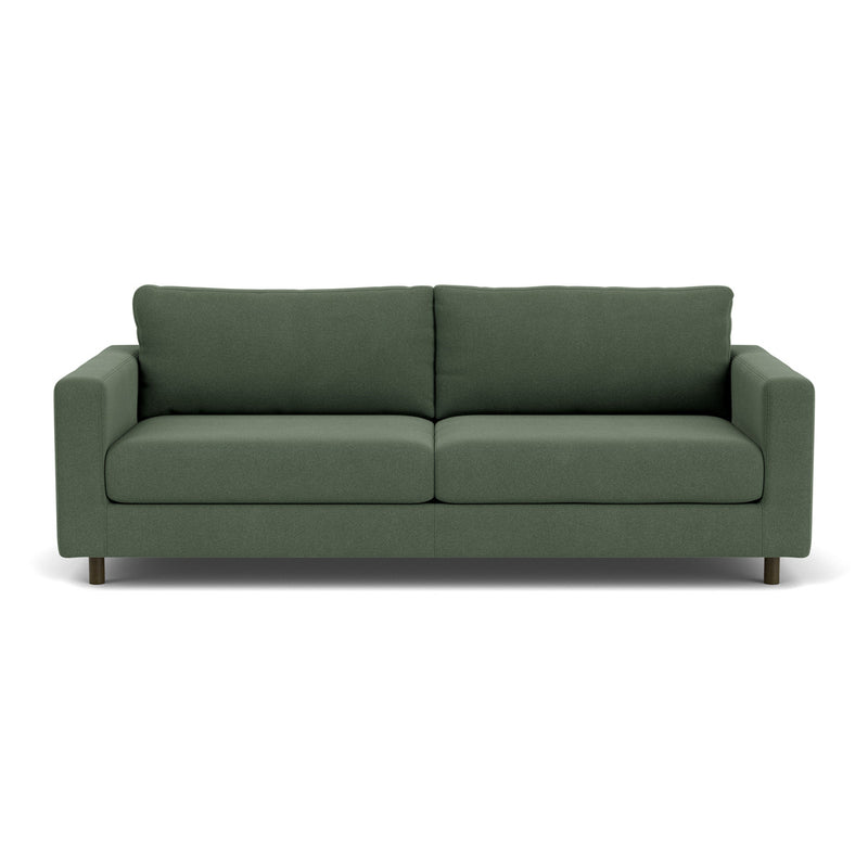 Cura Dark Green Weave / Dark Walnut