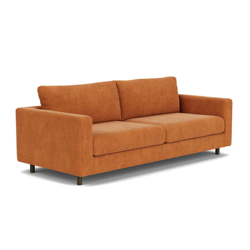 Danny Amber Textured Weave / Dark Walnut