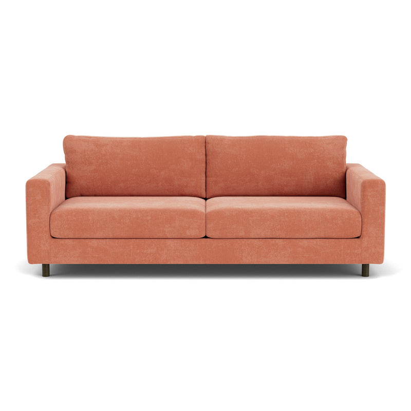 Danny Dusty Rose Textured Weave / Dark Walnut