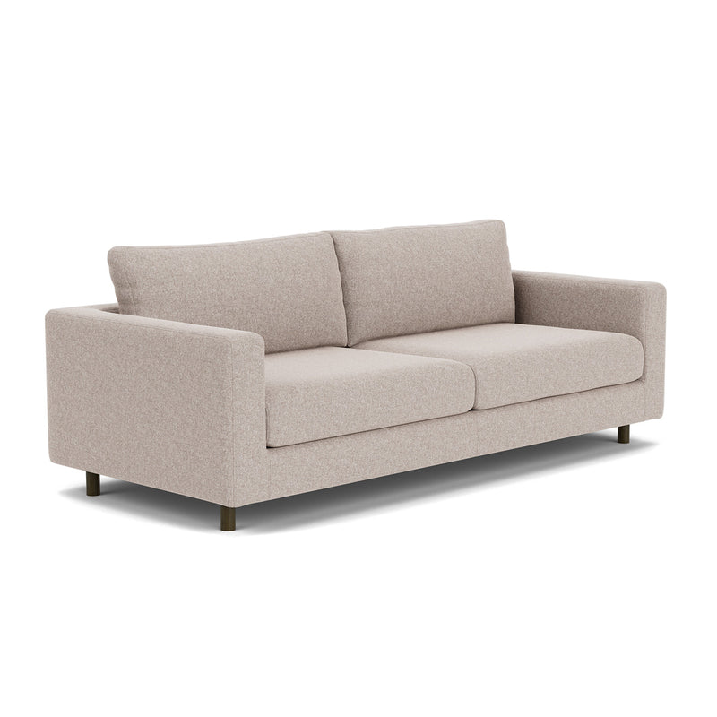 Fabio Stone Fabric / Dark Walnut