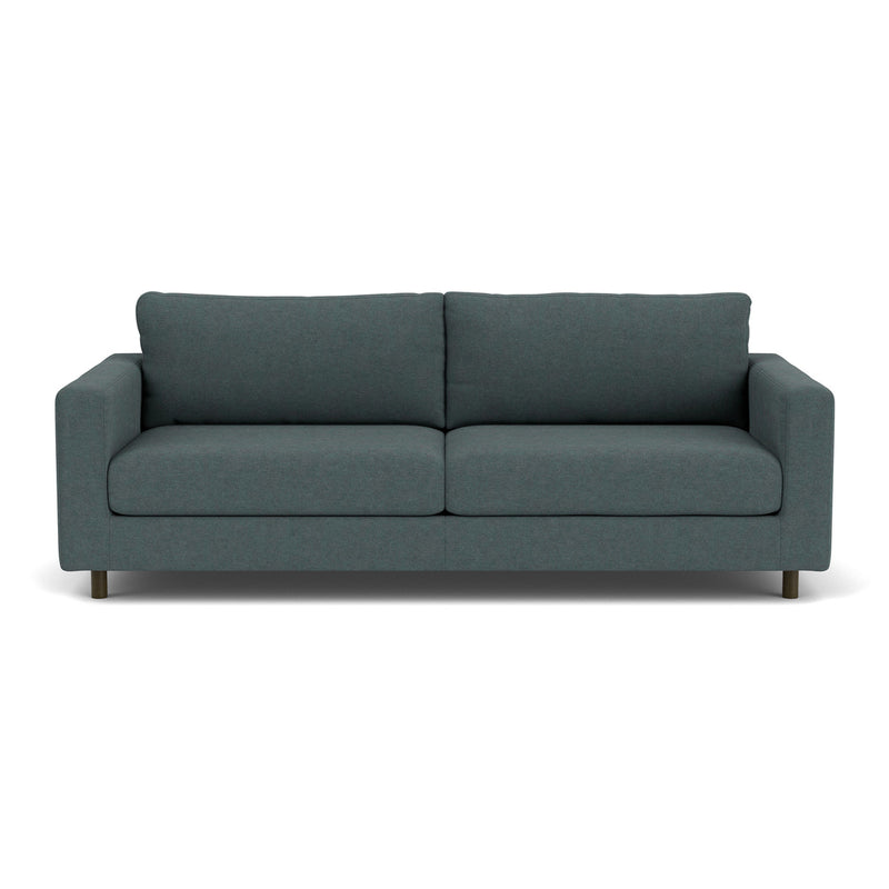 Form Blue Grey Fabric / Dark Walnut