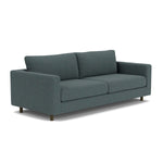 Form Blue Grey Fabric / Dark Walnut
