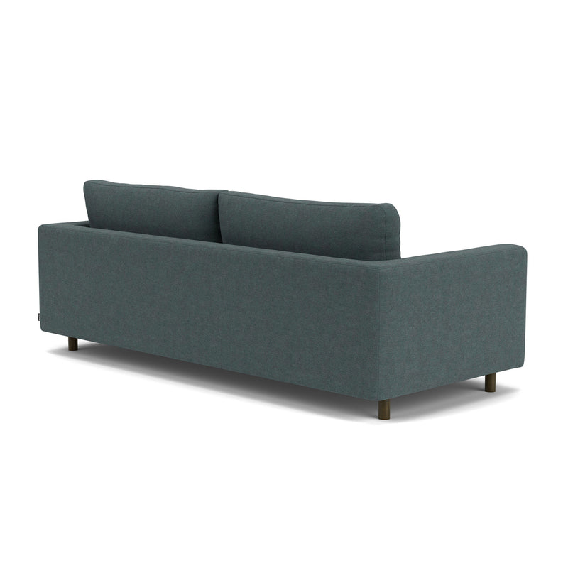 Form Blue Grey Fabric / Dark Walnut