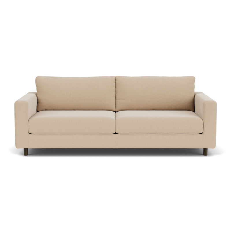Form Cream Fabric / Dark Walnut