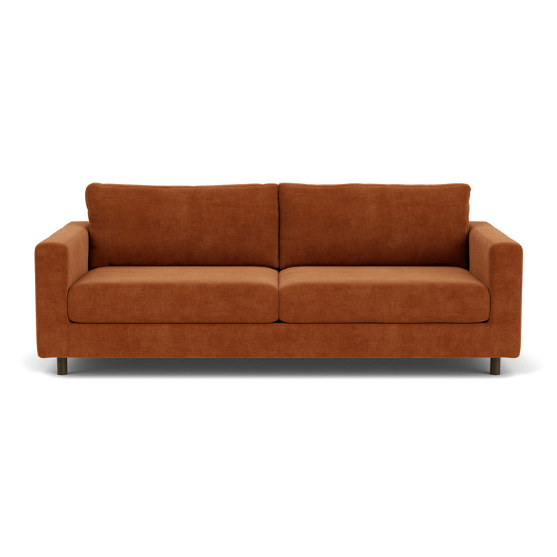 Moss Rust Fabric / Dark Walnut