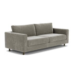 Planet Grey Green Fabric / Dark Walnut