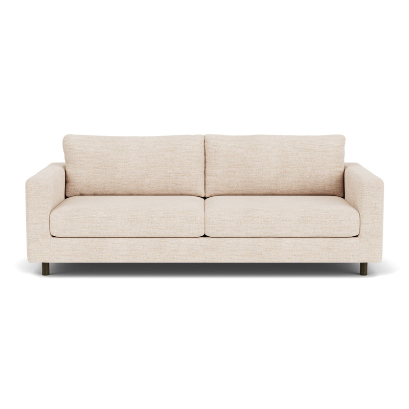 Vega Cream Textured Weave / Dark Walnut