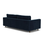 Lux Navy Velvet / Dark Walnut