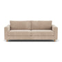 Dylan 3 Seater Sofa - Danny Cream Textured Weave / Oak