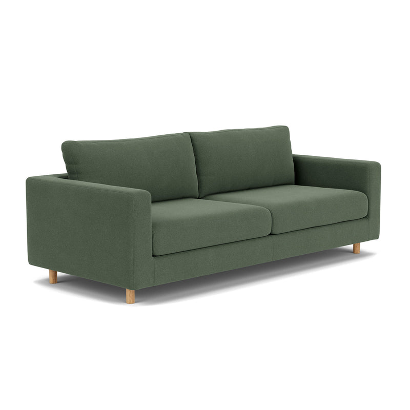 Cura Dark Green Weave / Oak