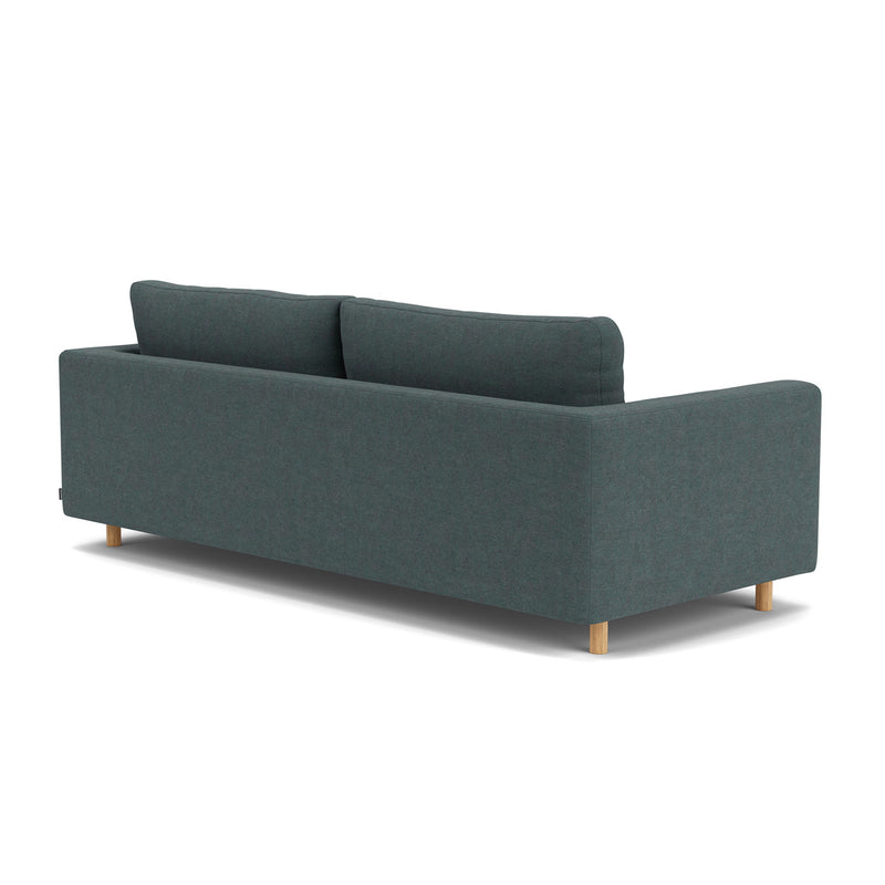 Form Blue Grey Fabric / Oak