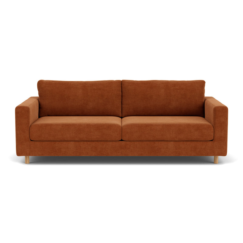 Moss Rust Fabric / Oak