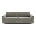 Planet Grey Green Fabric / Oak