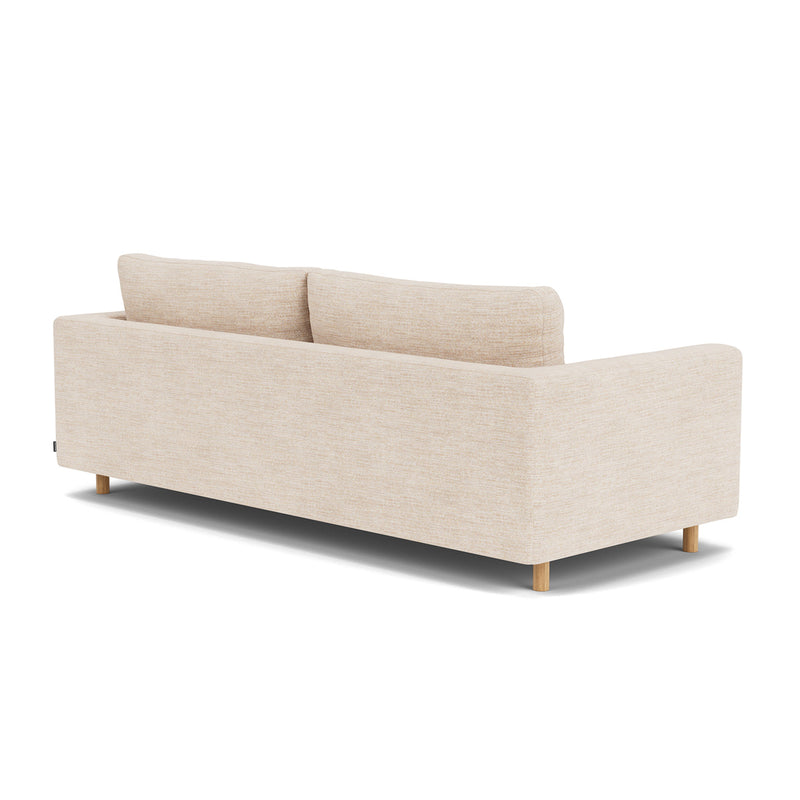 Vega Cream Textured Weave / Oak