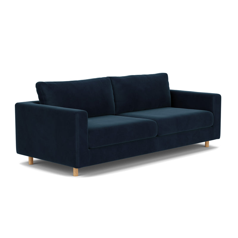 Lux Navy Velvet / Oak