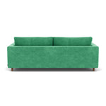 Moss Grass Green Fabric / Walnut Natural