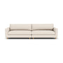 Dylan 4 Seater Sofa - Mark Sand Weave / Oak